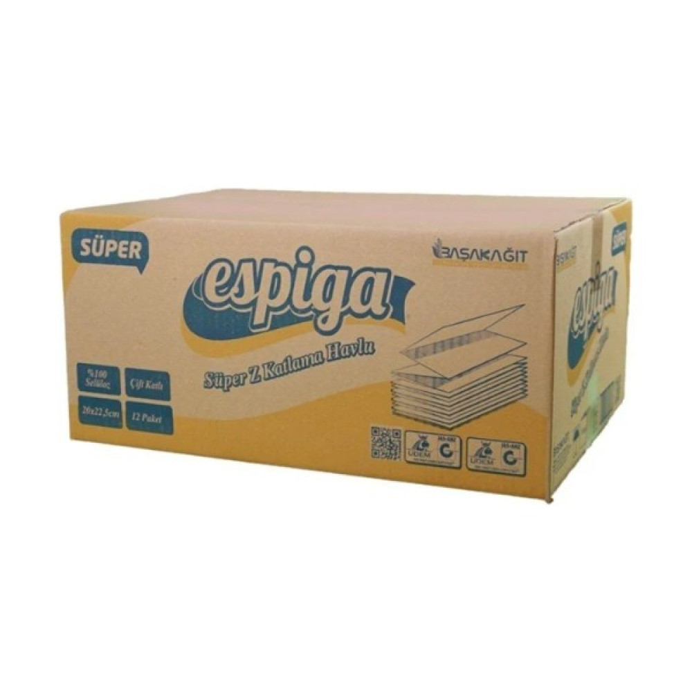 Espiga Süper Z Katlama Havlu 150 * 12 Paket Oto Boyaları Fiyatı