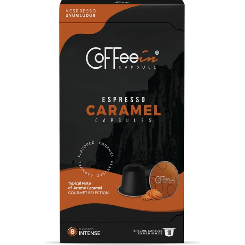 Espresso Karamel Aroma Aluminium Nespresso Kapsül Kahve 10'lu (Nespresso Uyumlu) Diğer Fiyatı