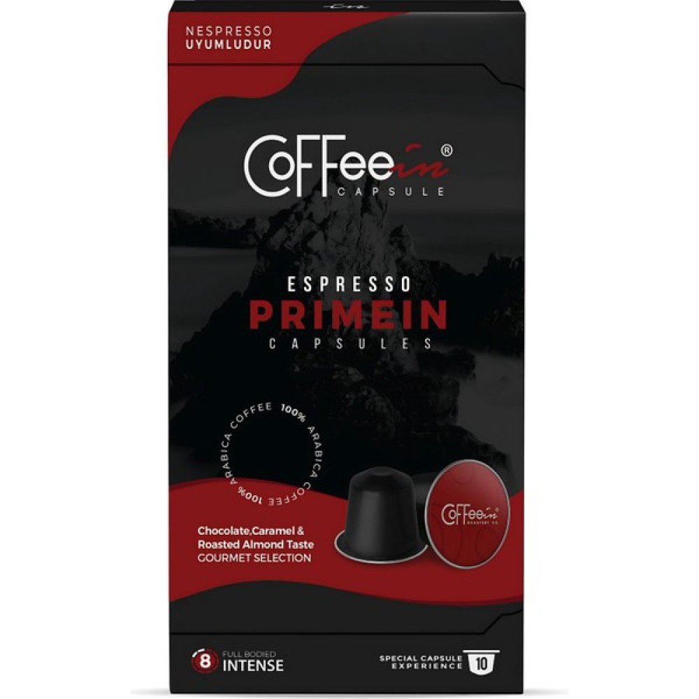 Espresso Primein Aluminium Nespresso Kapsül Kahve 10'lu (Nespresso Uyumlu) %100 Arabica Diğer Fiyatı