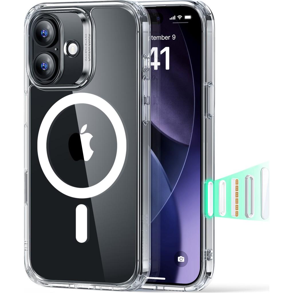 Esr Apple iPhone 17 Classic Hybrid Magsafe Kılıf -Kamera Kontrol Buton - Şeffaf Cep Telefonu Kılıfı Fiyatı