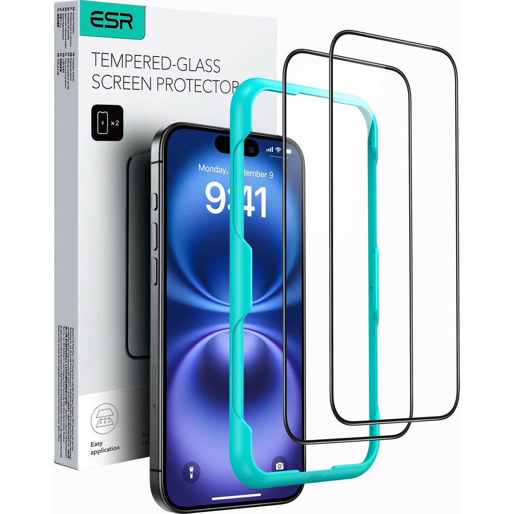 Esr iphone 15 - iphone 16 ANTI-STATIC Temperli Full Cam Ekran Koruyucu 2 Adet - İphone 15 - İphone 16 Cep Telefonu Ekran Koruyucusu Fiyatı