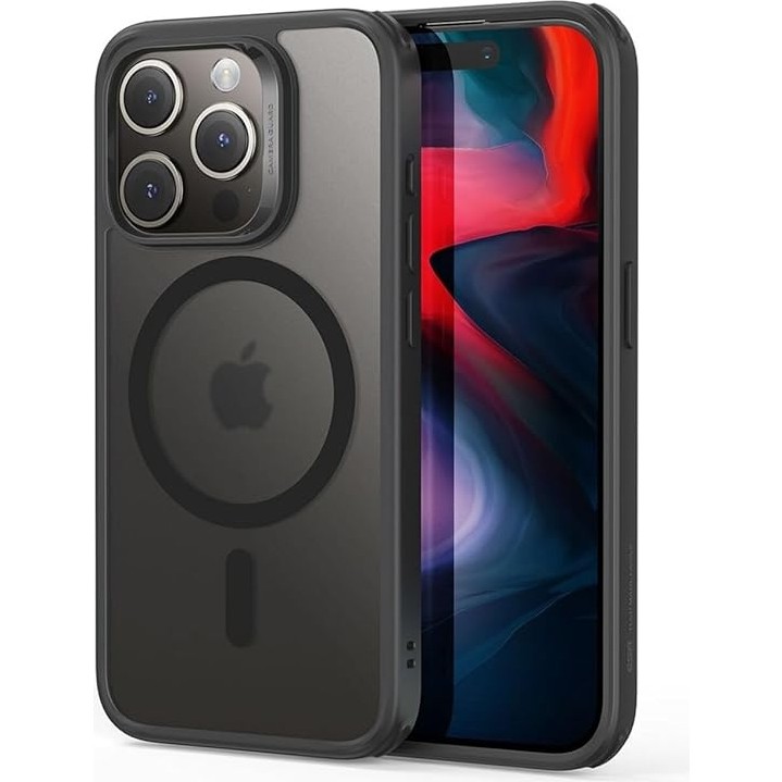 Esr Iphone 15 Pro Max Halolock Mag Safe Hybrid Silikon Kılıf - Buzlu Siyah Diğer Fiyatı