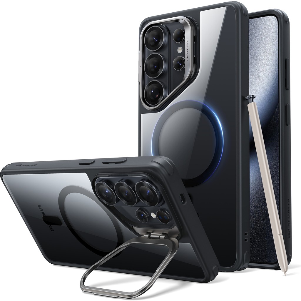 Esr Samsung Galaxy S26 Ultra Classic Hybrid Magsafe Standlı Kılıf - Şeffaf Siyah Cep Telefonu Kılıfı Fiyatı