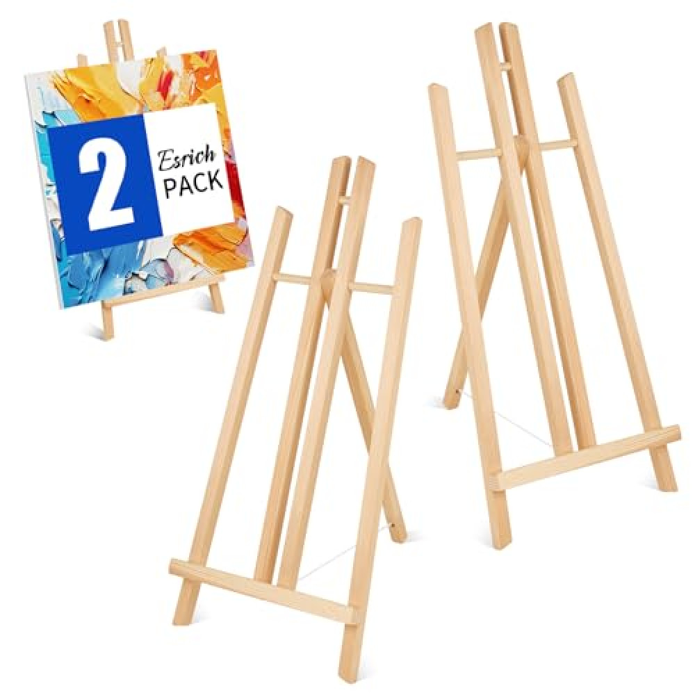 ESRICH 2pcs 17 Inch Tabletop Easels, Easel Stand for Painting,Tripod, Painting Party Easel, Kids Student Desktop Easel for Painting,Paint Easel for Canvas Painting Easel Fiyatı