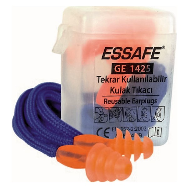 Essafe GE-1425 Kordonlu Kulak Tıkacı 25 Adet Diğer Fiyatı