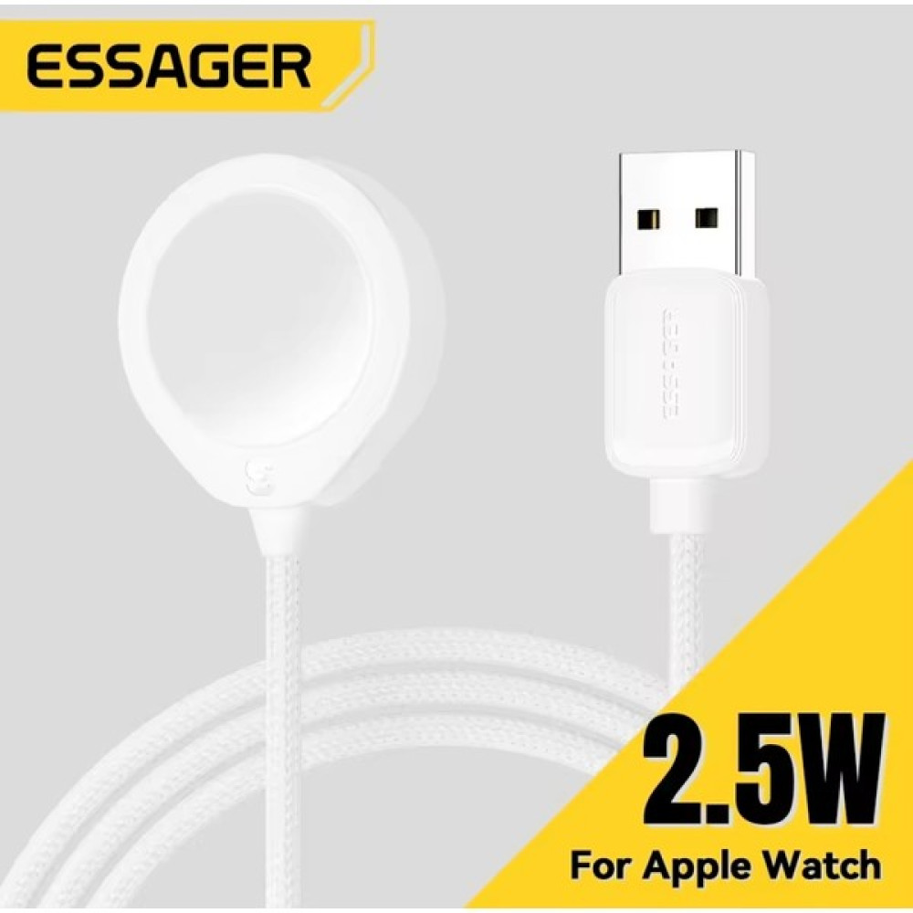 Essager Apple Watch Saat Şarjı Manyetik Kablosuz Şarj Cihazı Apple Watch Serisi 9 8 7 6 5 4 3 2 Ultra/Ultra2/SE/SE2 Hızlı Şarj Orjinal CE/FC/RoHS L... Giyilebilir Teknoloji Aksesuarları Fiyatı