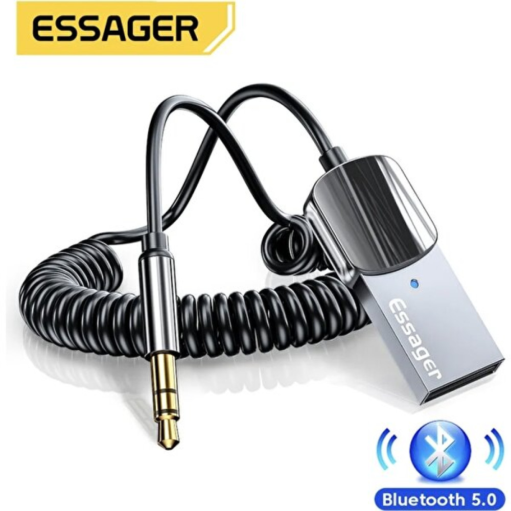 Essager Aux Bluetooth Mikrofonlu Araç Kiti 3.5mm 5.0 Alıcı Cep Telefonu Araç Kiti Fiyatı