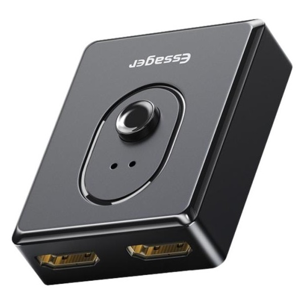 Essager Essager 2 Port 4K*2K@30Hz Hdmi Çoklayıcı Adaptör 2 Modlu Hdmi Çoklayıcı 2 Port HDMI Çoklayıcı Switch Full Hd - Gri Bilgisayar Çevirici ve Adaptörü Fiyatı