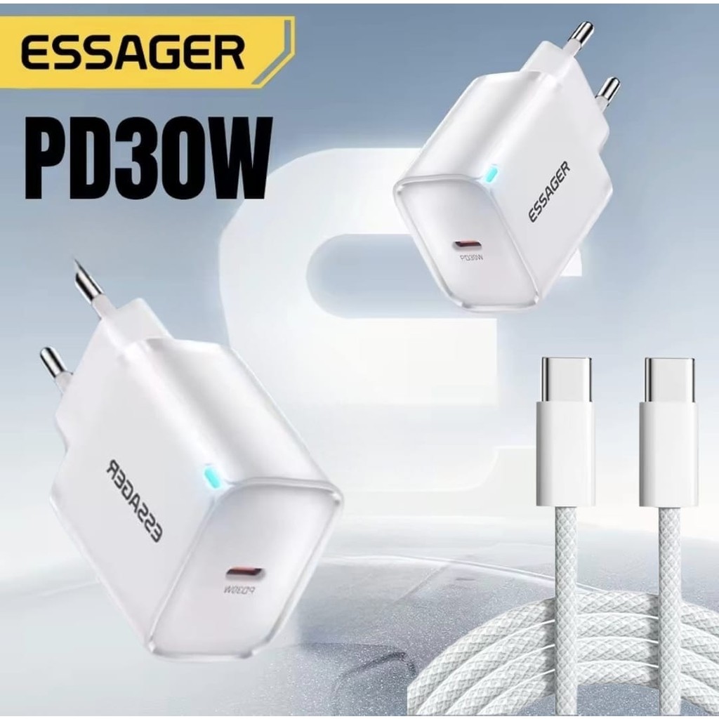 Essager Orjinal 30W Pd Hızlı Şarj Cihazı İphone Ve Type-C Tüm Telefonlara uyumlu CE/FC/ROHS Lisanslı Type-C Şarj Orjinal Sağlam Bilgisayar Çevirici ve Adaptörü Fiyatı