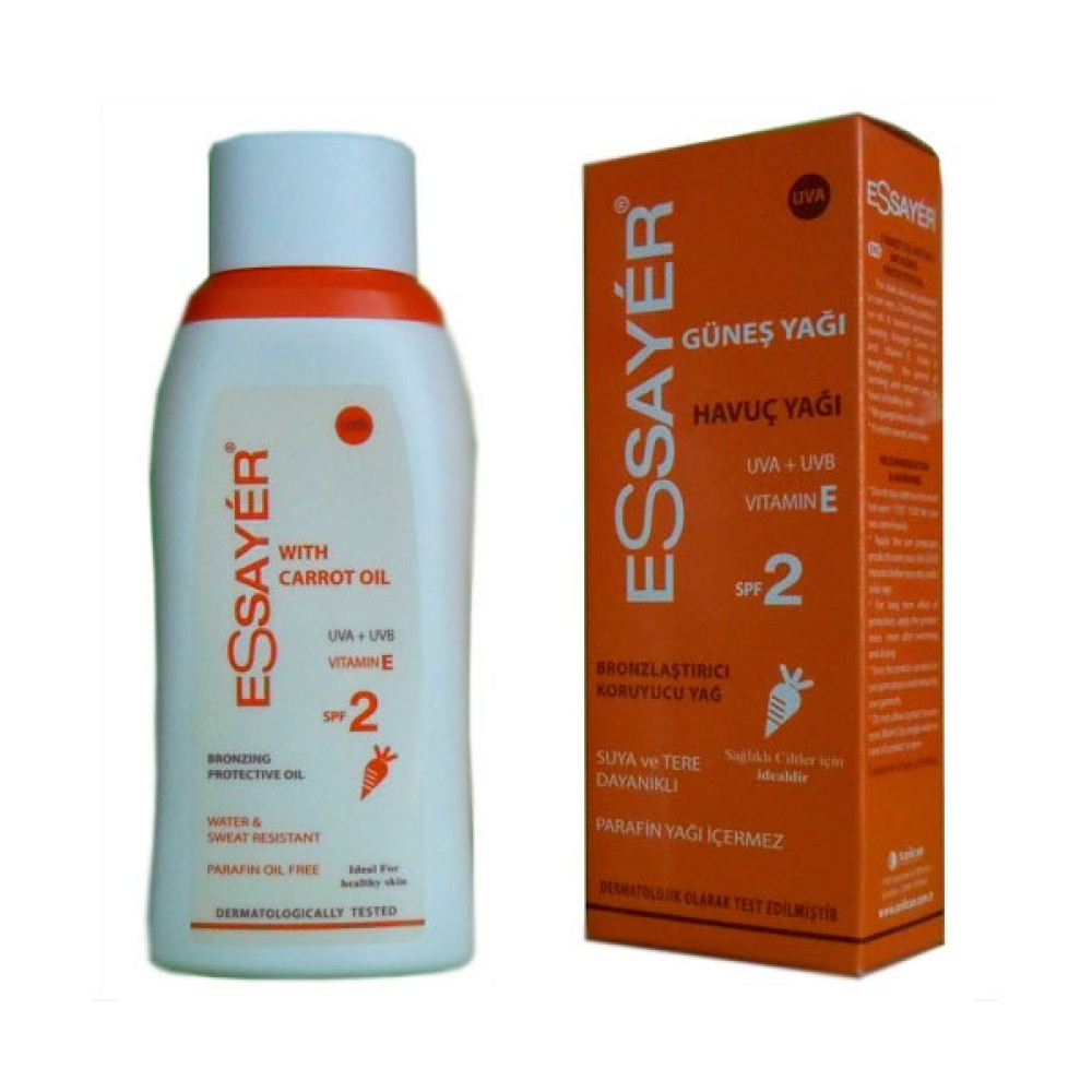 Essayer - Havuç Yağlı Güneş Yağı F 2 (200 Ml) Güneş Kremleri ve Losyonları Fiyatı