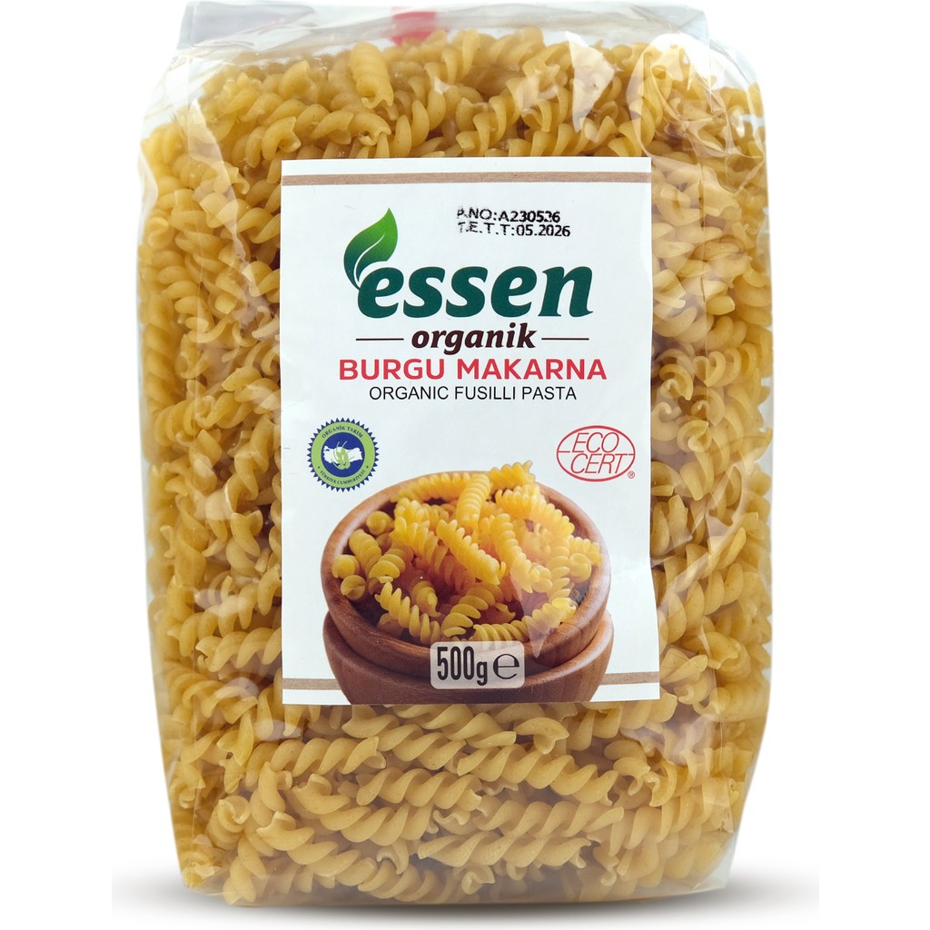 Essen Organik Burgu Makarna 500 gr Makarnalar Fiyatı