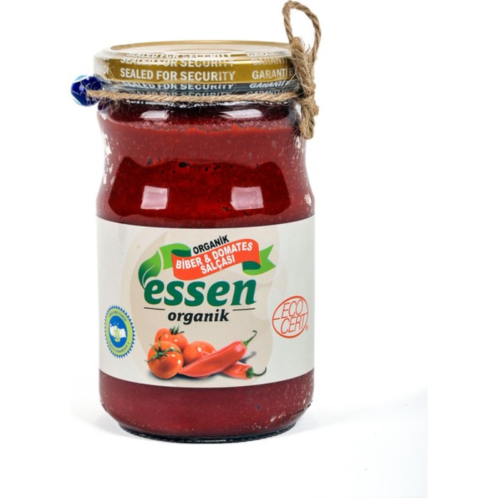 Essen Organik Organik Domates & Biber Salçası (TUZSUZ) (650 Gr) - 650 gr Konserve Fiyatı