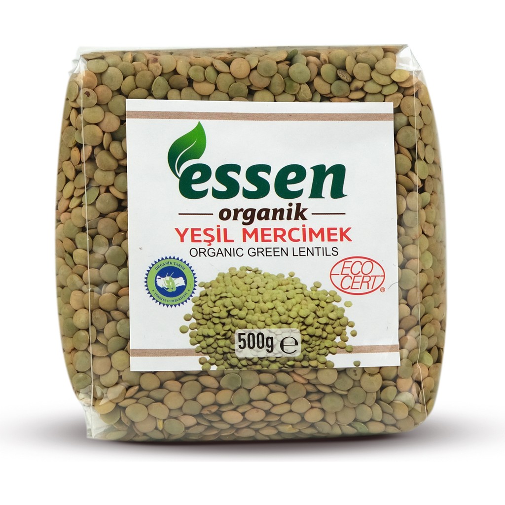 Essen Organik Yeşil Mercimek 500 gr Diğer Fiyatı
