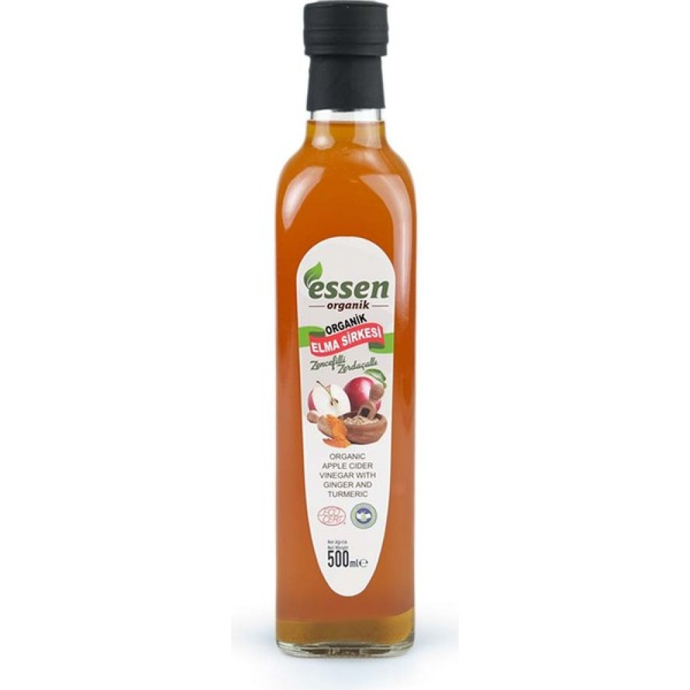 Essen Organik Zencefilli Zerdeçallı Elma Sirkesi 500 ml Diğer Fiyatı