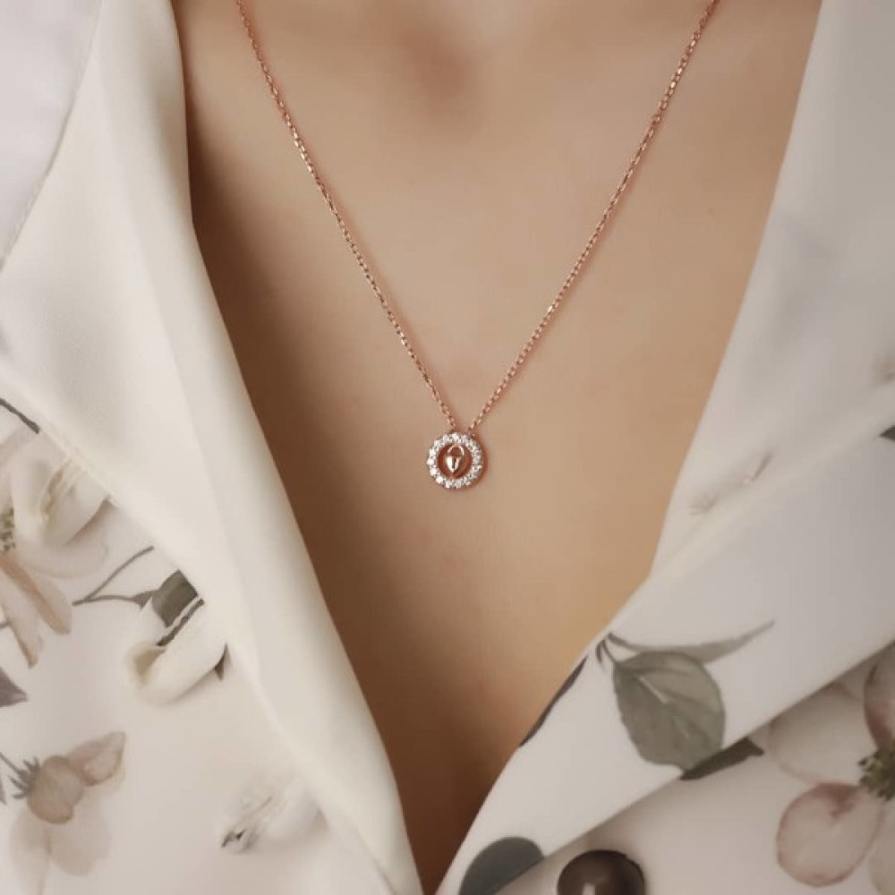 Essens Silver Çerçeve'li Kilit Gümüş Kolye Gümüş Kolye Fiyatı