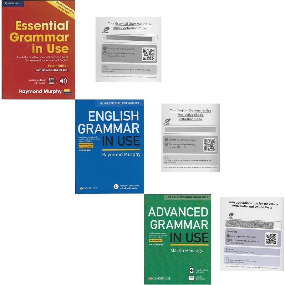 Essential & English & Advanced Grammar In Use With Answers And Ebook & Online Test Yabancı Dil Öğretici Kitaplar ve Eğitim Setleri Fiyatı