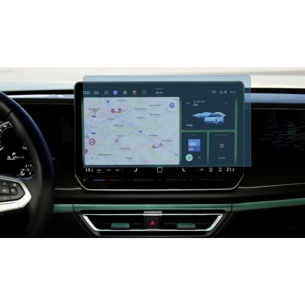 essida Volkswagen Yeni Tiguan 12.9 Inç Multimedya Uyumlu 9h Nano Ekran Koruyucu 2024 Cep Telefonu Ekran Koruyucusu Fiyatı