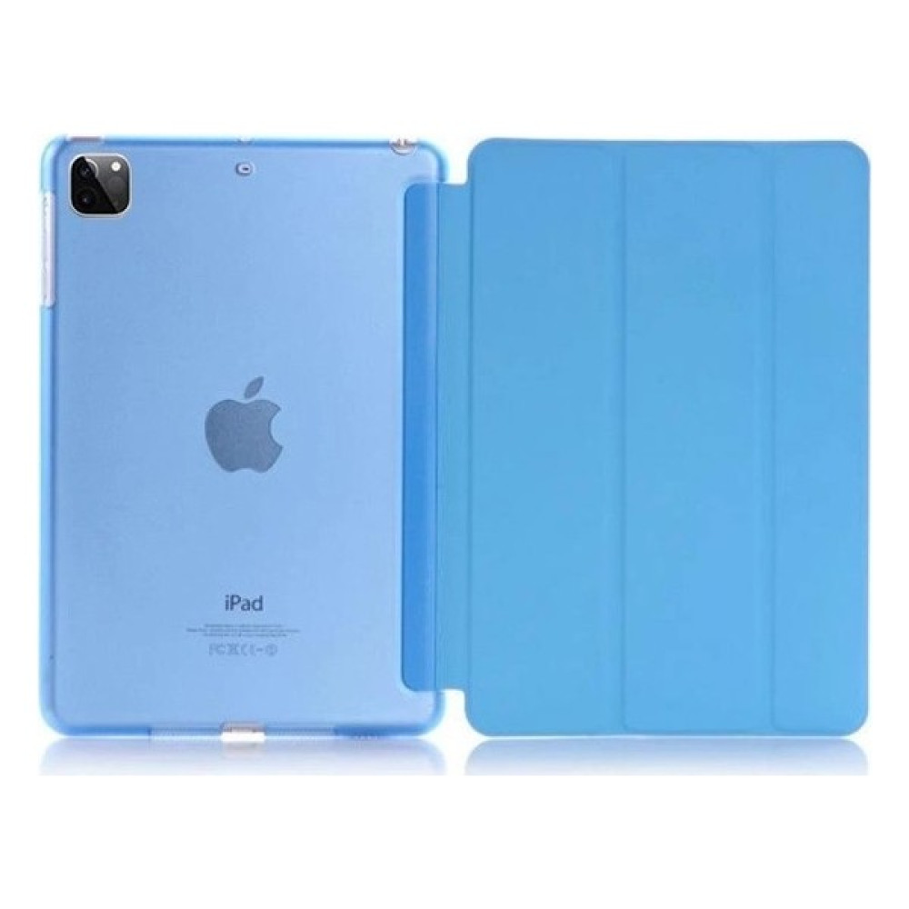 EssLeena Apple iPad Pro 4. Nesil (2020) 12.9" Kılıf + Kalem Uyku Modlu Smart Cover Katlanabilir Standlı Kapaklı Tablet Kılıf Turkuaz Tablet Kılıfı Fiyatı