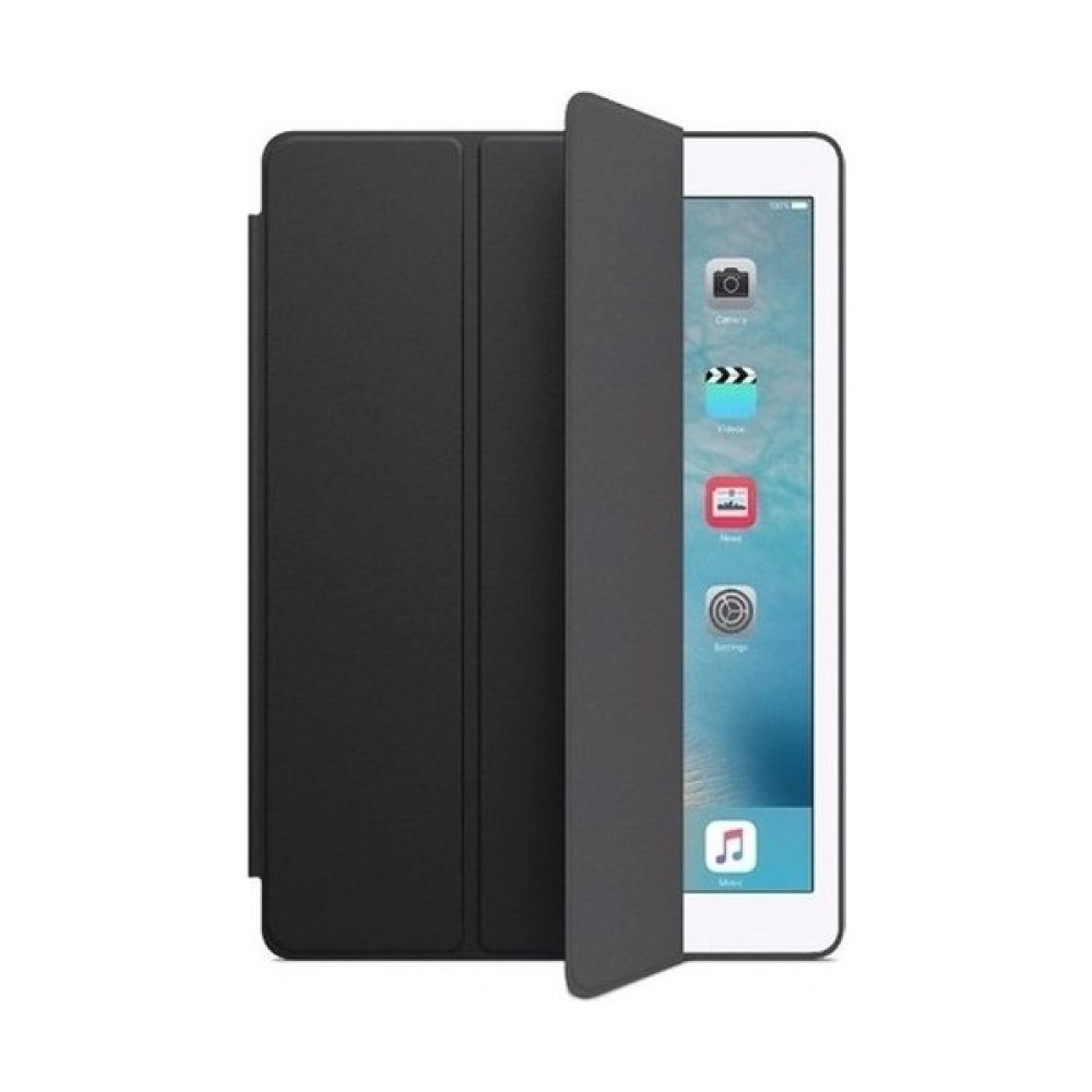 EssLeena Apple iPad Pro 4. Nesil (2020) 12.9" Kılıf + Kalem Uyku Modlu Smart Cover Katlanabilir Standlı Kapaklı Tablet Kılıfı Siyah Tablet Kılıfı Fiyatı
