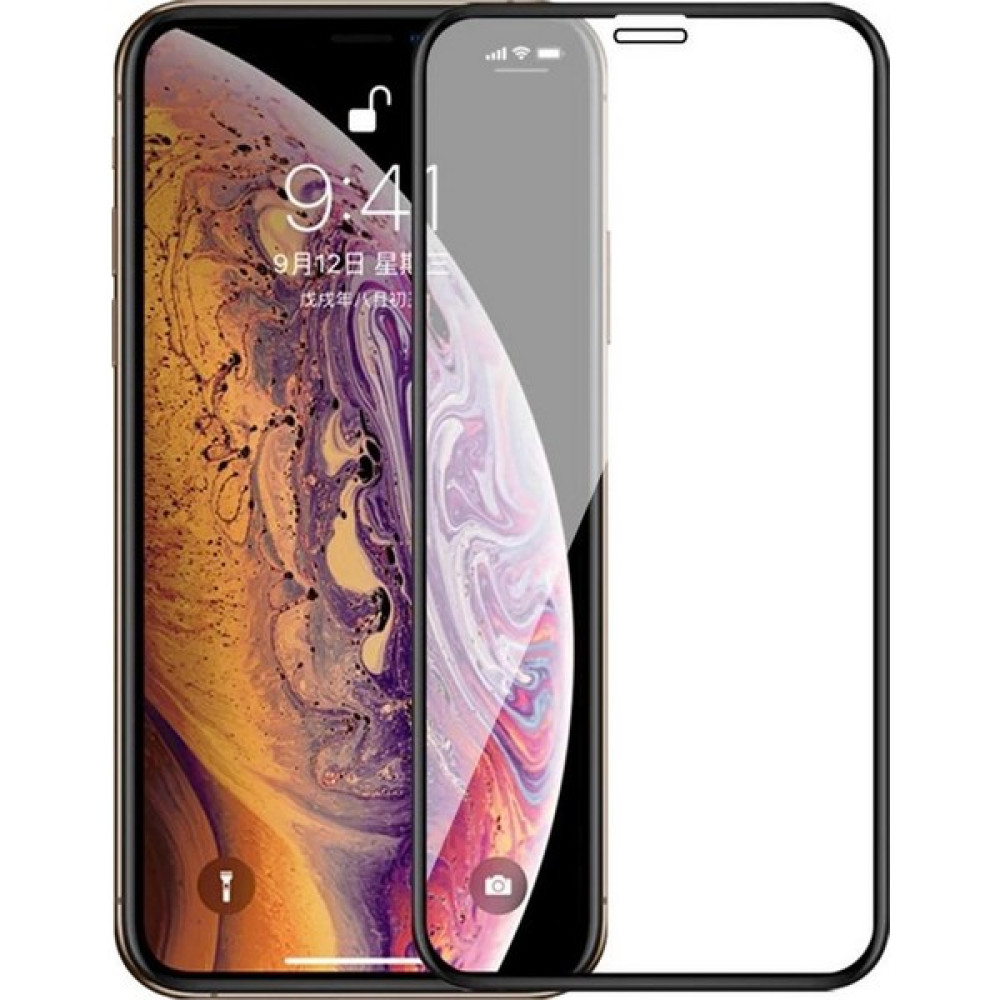 EssLeena Apple iPhone XS Max 9D Full Ekran Koruyucu Siyah Cam Cep Telefonu Ekran Koruyucusu Fiyatı