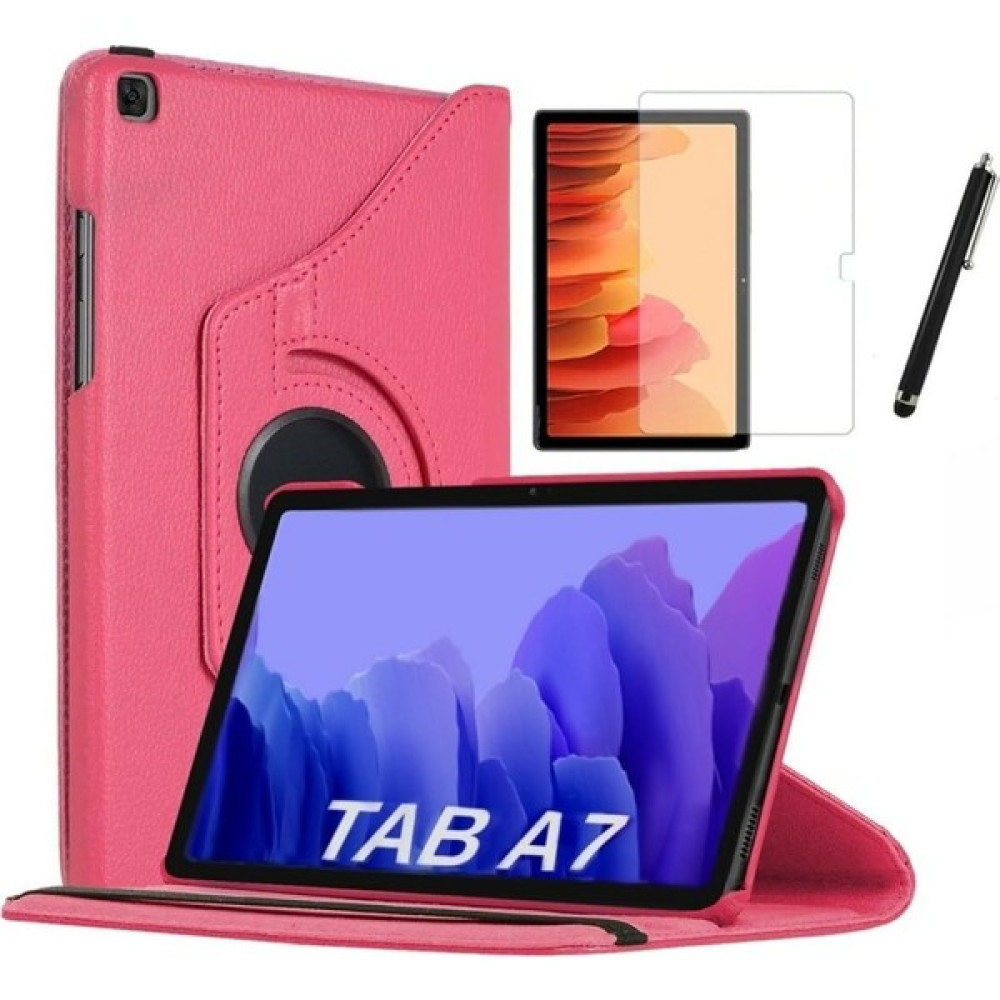 Essleene Ipad 10.2 Inç 8.nesil Uyumlu 360 Dönebilen Tablet Kılıfı + Ekran Koruyucu + Kalem Pembe Tablet Kılıfı Fiyatı