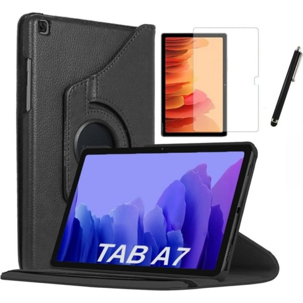 Essleene Ipad 10.2 Inç 8.nesil Uyumlu 360 Dönebilen Tablet Kılıfı + Ekran Koruyucu + Kalem Siyah Tablet Kılıfı Fiyatı