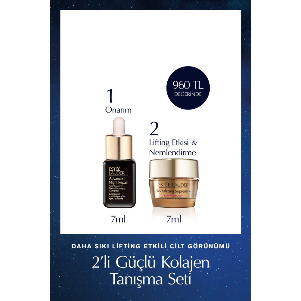 Estee Lauder 2li Cilt Bakım Seti - Advanced Night Repair Serum 7ml Revitalizing Supreme Nemlendirici Krem 7ml Cilt Temizleme ve Peeling Fiyatı