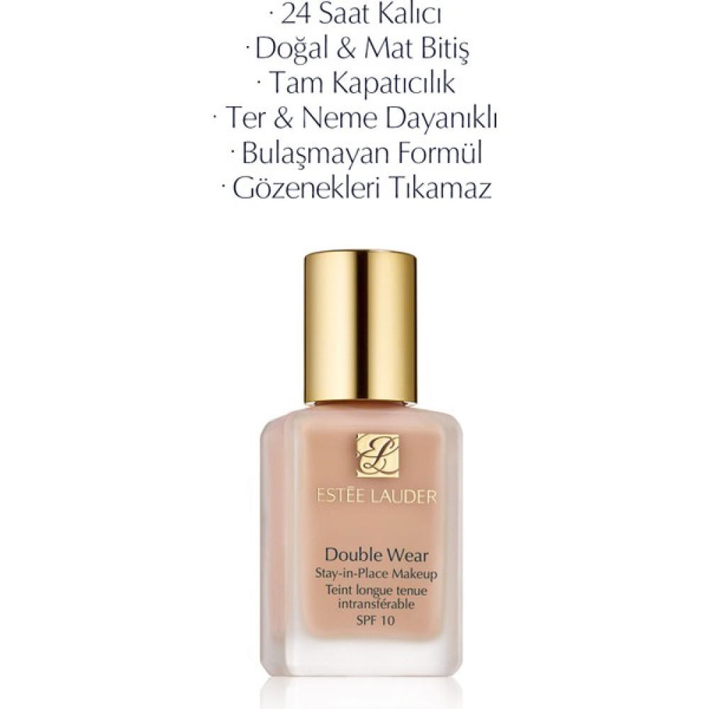 Estee Lauder Double Wear Stay-in-Place Fondöten SPF 10 ( 2C2 Pale Almond ) - 30 ml Fondötenler Fiyatı