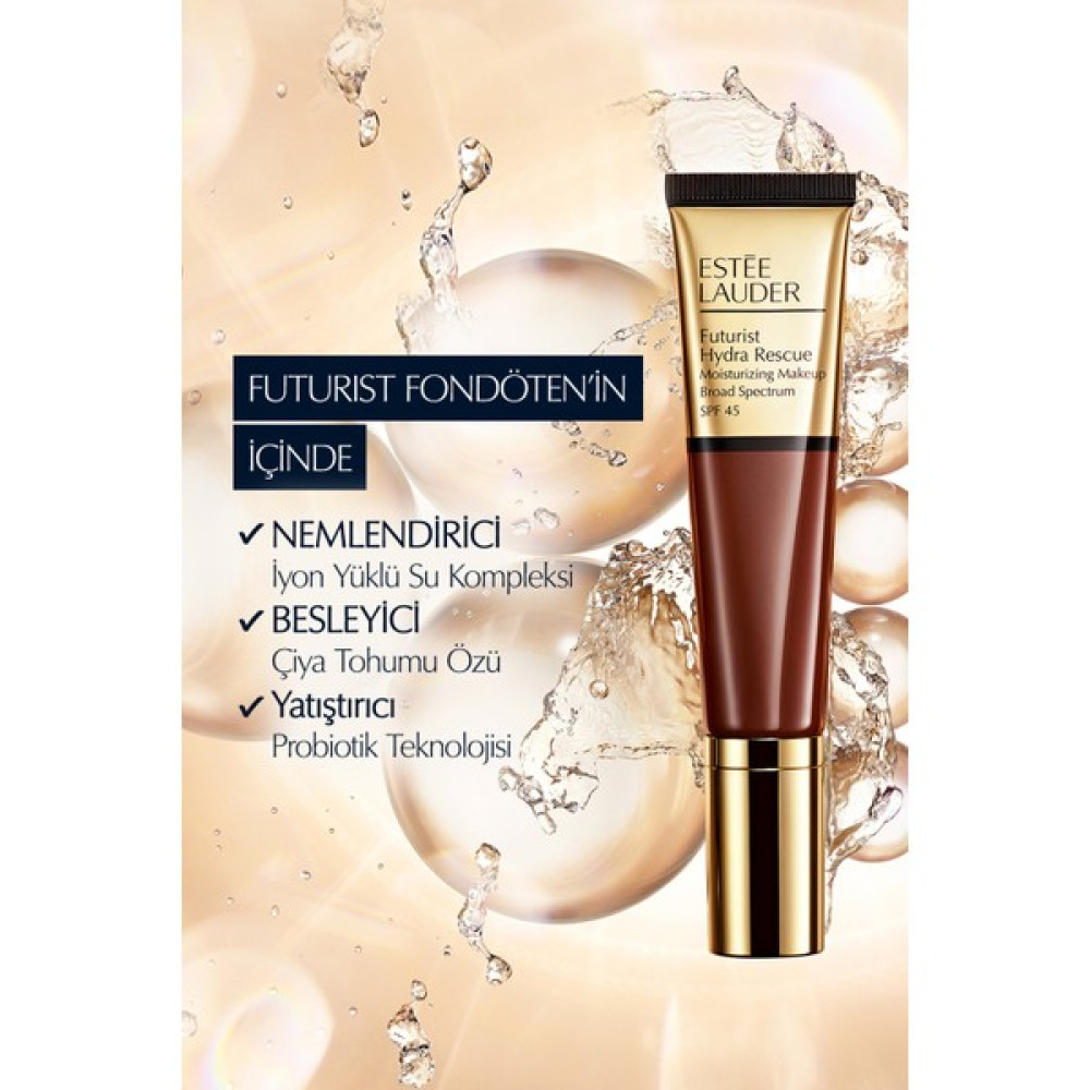 Estee Lauder Futurist Hydra Rescue SPF 45 Nemlendirici Fondöten 35ml - Renk: 3N1 Ivory Beige Fondötenler Fiyatı