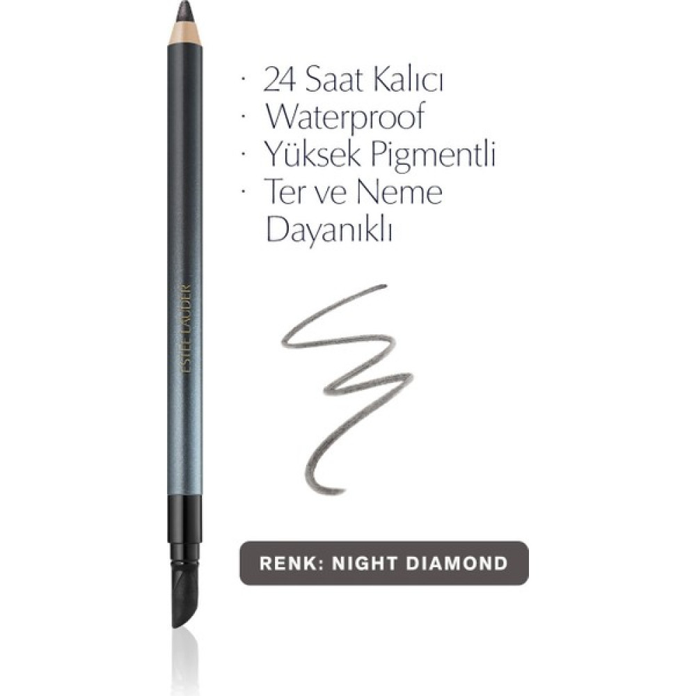 Estee Lauder Göz Kalemi - Double Wear 24 Saat Kalıcı Suya Dayanıklı Waterproof Jel Göz Kalemi -04 Night Diamond Göz Kalemleri Fiyatı