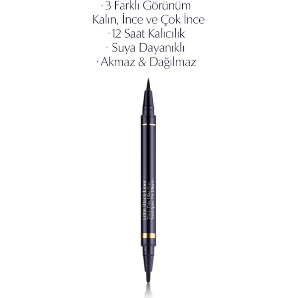 Estee Lauder Likit Eyeliner - Little Black Liner Renk: Siyah, 01 Onyx - Kalın, İnce, Çok İnce Eyeliner Fiyatı