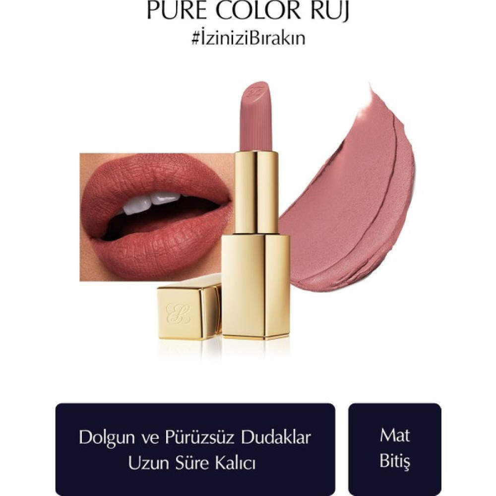 Estee Lauder Mat Bitişli Ruj - Pure Color Matte Lipstick - 3.5gr - Renk: 836 Love Bite Rujlar & Dudak Parlatıcıları Fiyatı