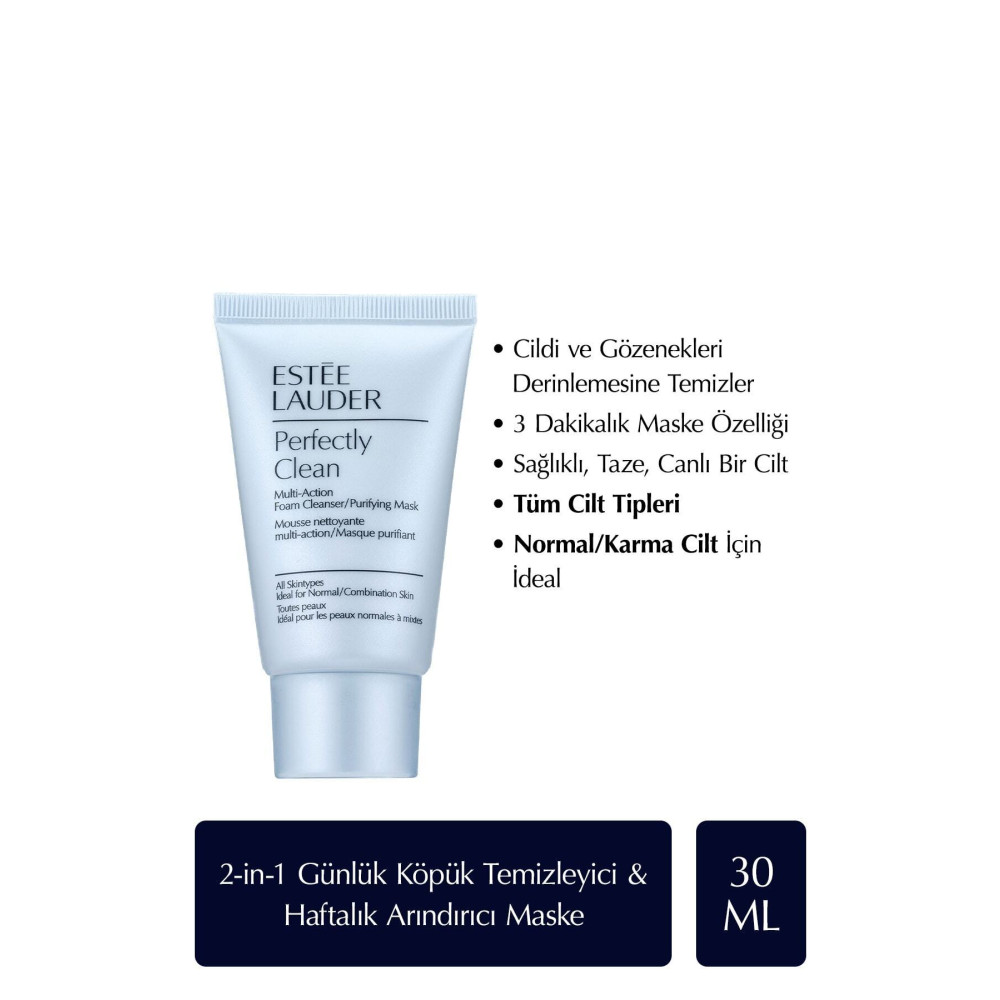 Estee Lauder Perfect Clean Foam All Skin- Tüm Ciltler Temizleme Köpüğü 30 ml Cilt Temizleme ve Peeling Fiyatı