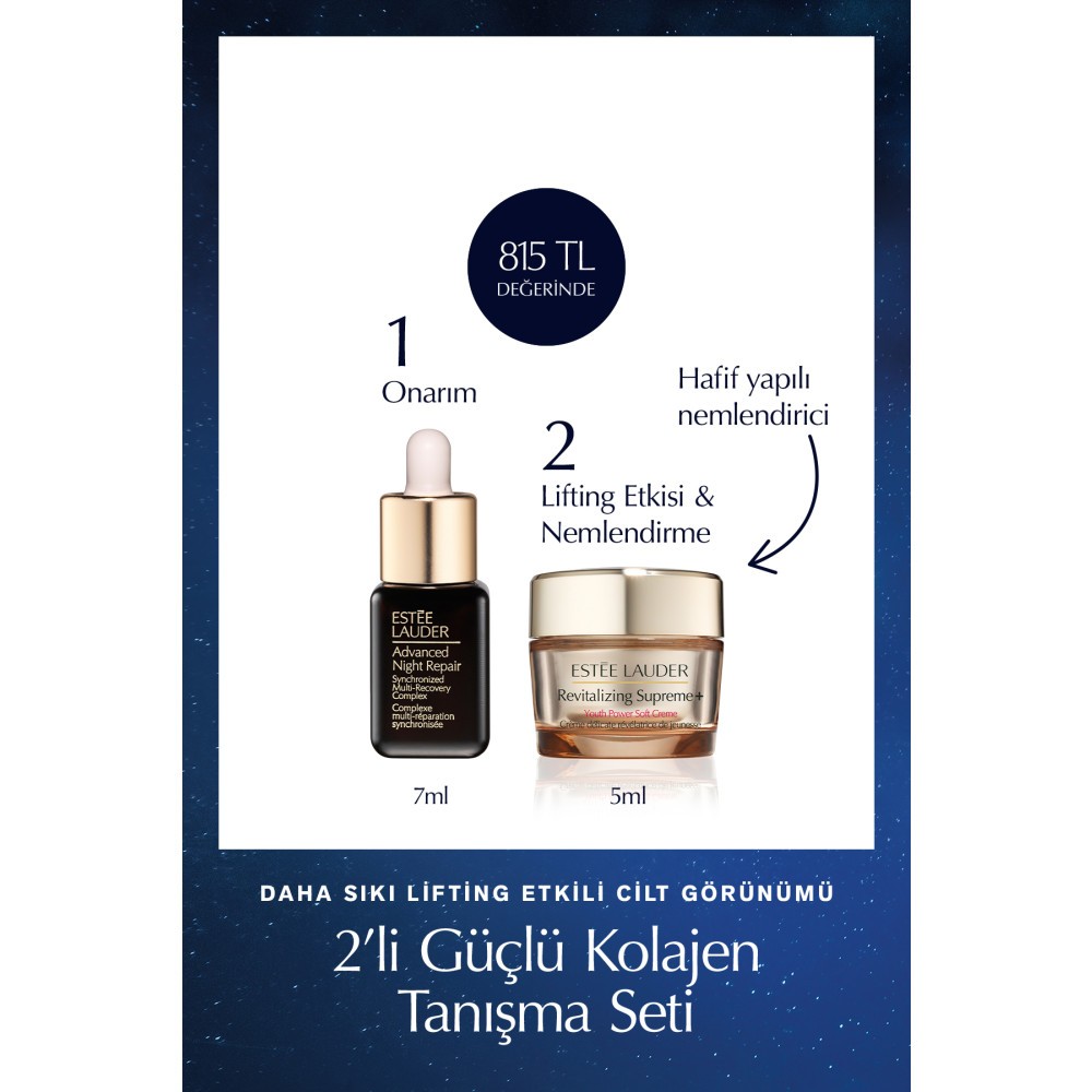 Estee Lauder Seyahat Boy Cilt Bakım Seti -advanced Night Repair Serum7ml Revitalizing Supreme+ Soft Yüz Kremi 5ml Cilt Temizleme ve Peeling Fiyatı