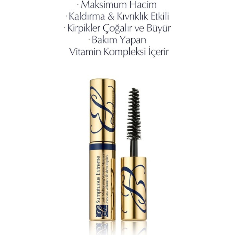 Estee Lauder Seyahat Boy Siyah Maskara - Sumptuous Extreme Maskara - 2.8 ml; (Hacim; Kıvırma; Kaldırma) Rimeller / Maskaralar Fiyatı