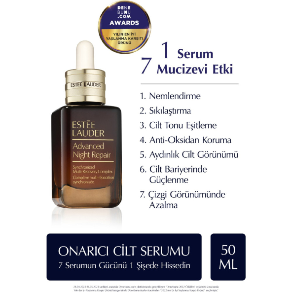 Estee Lauder Yaslanma Karsiti Onarici Gece Serumu -Advanced Night Repair 50 Ml Anti-Aging / Yaşlanma Karşıtı Fiyatı