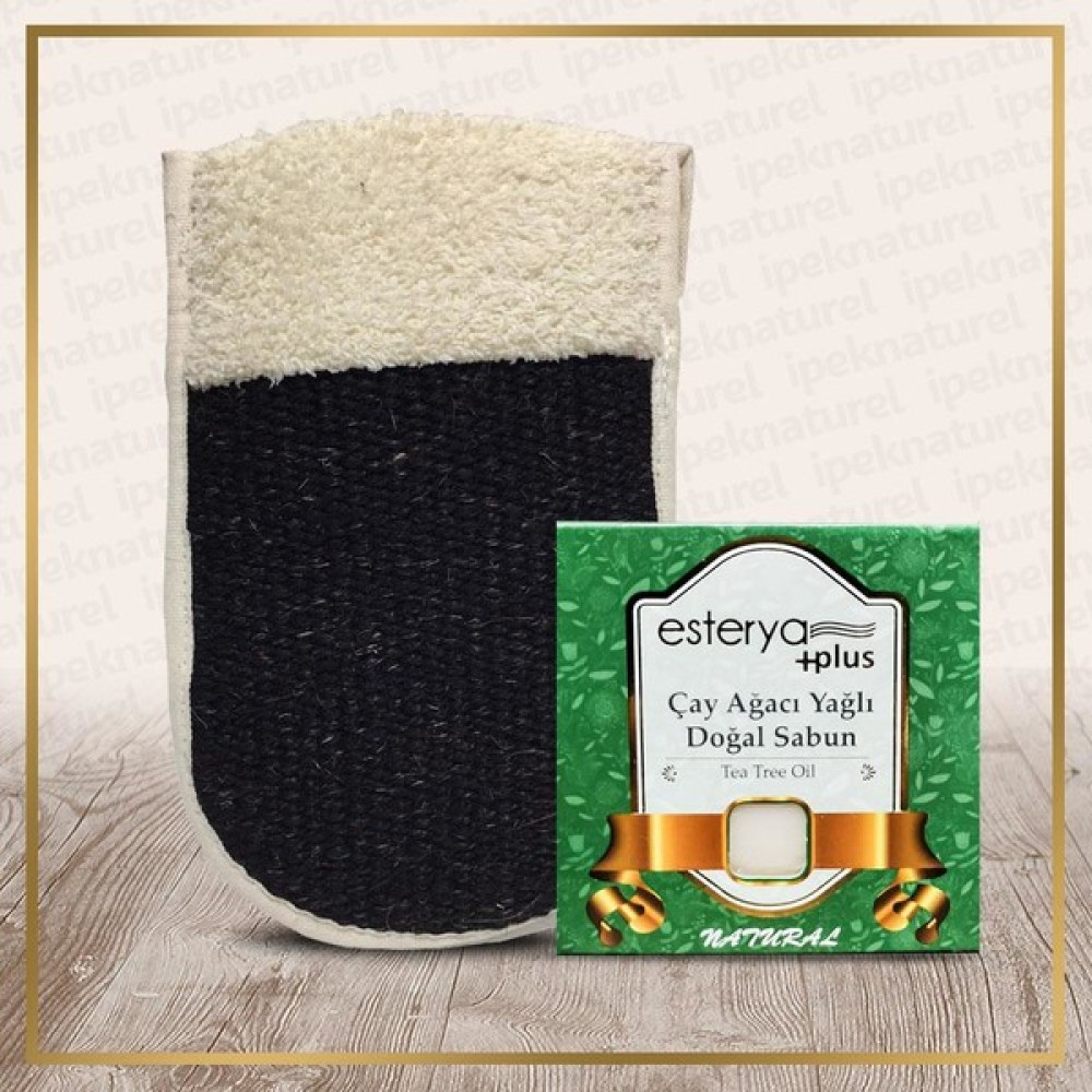 Esterya Plus Keçi Kılı Kese Çift Taraflı + Çayağacı (Çay Ağacı) Sabunu Seti Oto Boyaları Fiyatı
