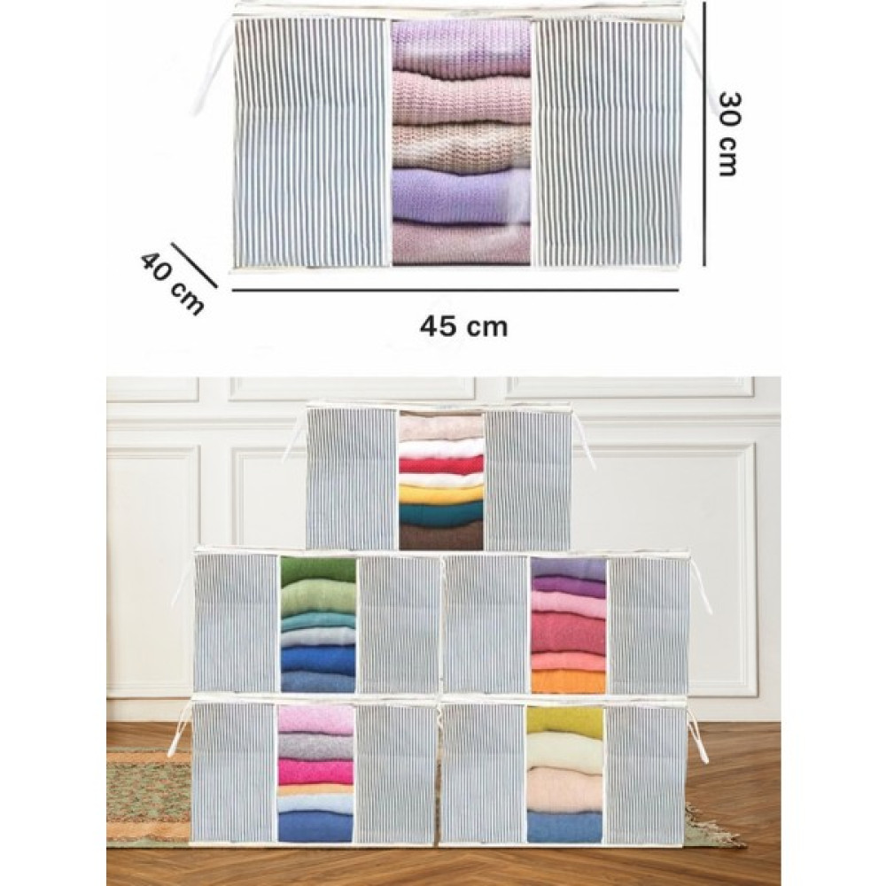 Esti 5 Adet - Pencereli Kazak Giysi Hurcu 45*40*30 cm - Gri Hurç Fiyatı