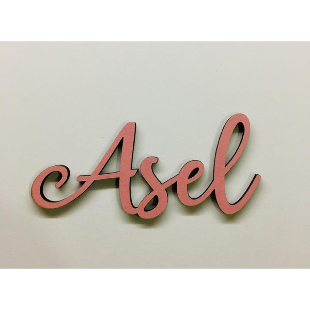 Estölye Pembe Ahşap Isime Özel Kapı Süsü, Takı Yastığı Isim 30 cm - Bej - 100 x 1300 cm Paspas Fiyatı