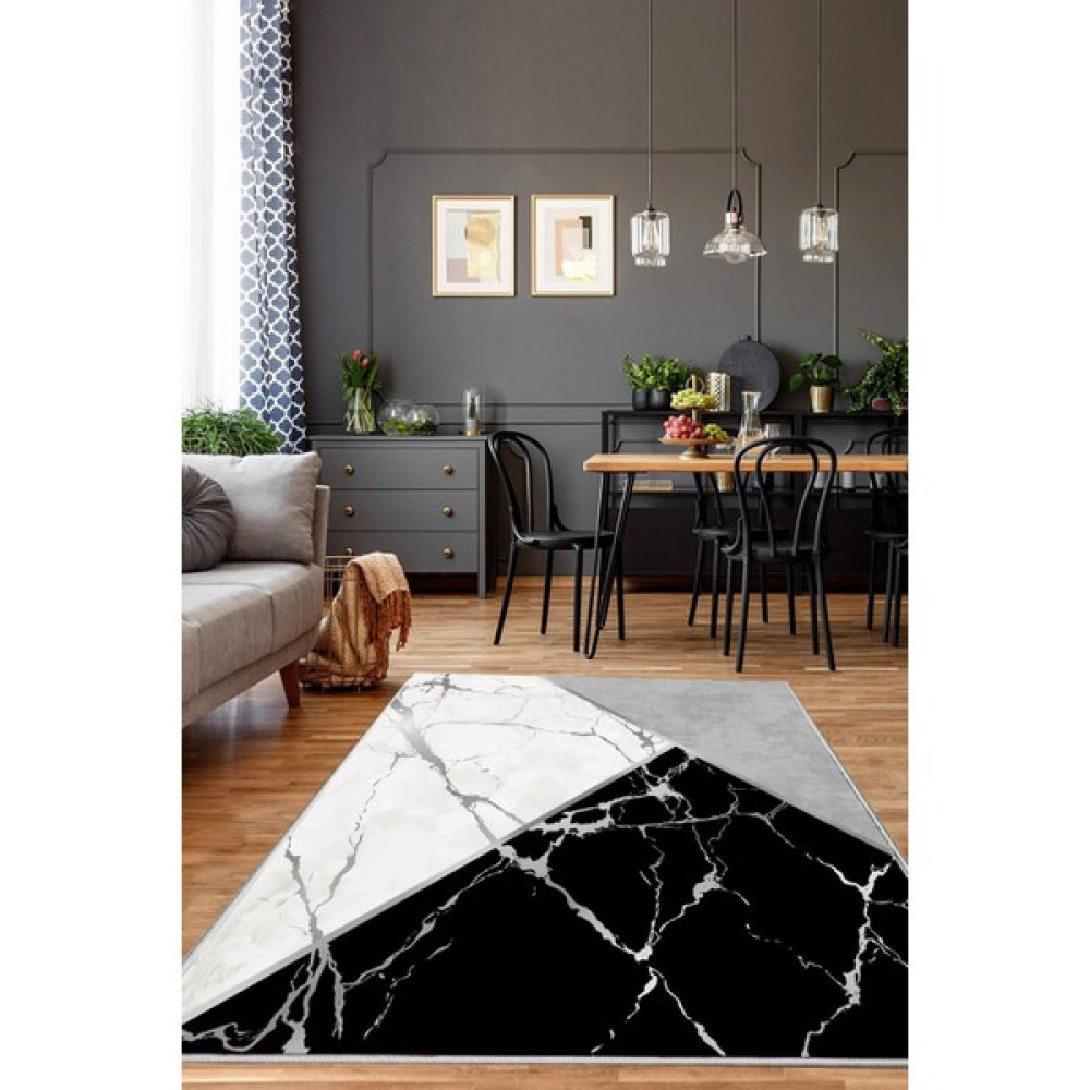Estrella Home Dijital Baskılı Kaymaz Taban Yıkanabilir Salon Halısı Mutfak Halısı Koridor Halısı - 80 x 150 cm - Renkli Salon Halısı Fiyatı