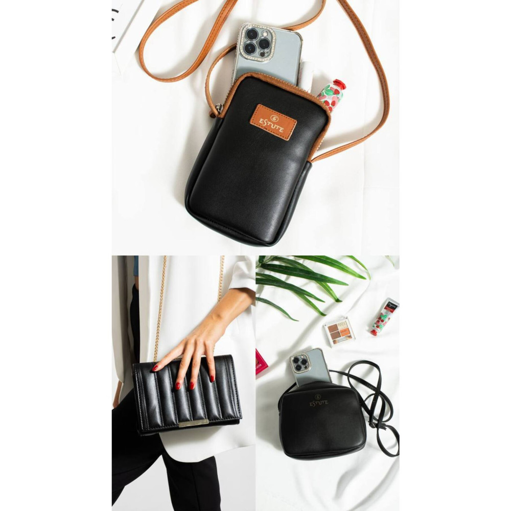 ESTUTE 3’lü Paket Kadın Urban Çanta Omuz Çantası Zincirli Çapraz Çanta Unisex Çanta & Cüzdan ve Seyahat Çantaları Fiyatı