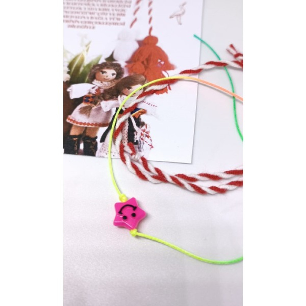 Esu Accessory Baba Marta Marteniçka Kırmızı Beyaz Ip Şans 2 Adet Bileklik - Koyu Pembe Saat ve Bileklik Aksesuarı Fiyatı