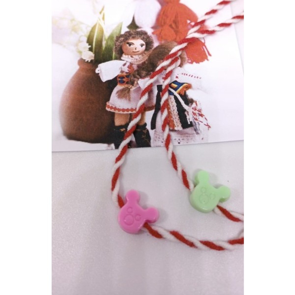 Esu Accessory Baba Marta Marteniçka Kırmızı Beyaz Ip Şans Bileklik - Renkli Saat ve Bileklik Aksesuarı Fiyatı
