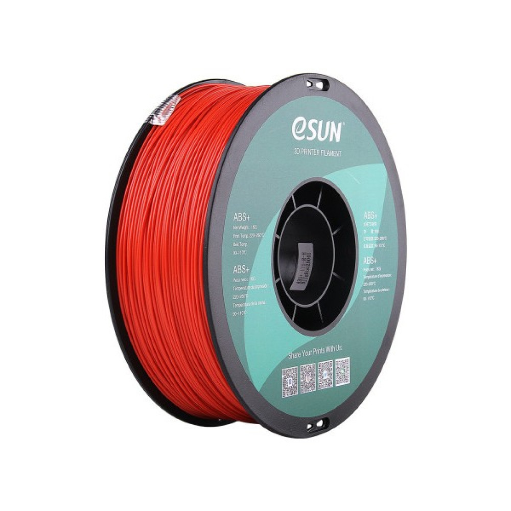 Esun 1,75 mm Abs+ Filament (1 Kg) - Kırmızı Filament Fiyatı