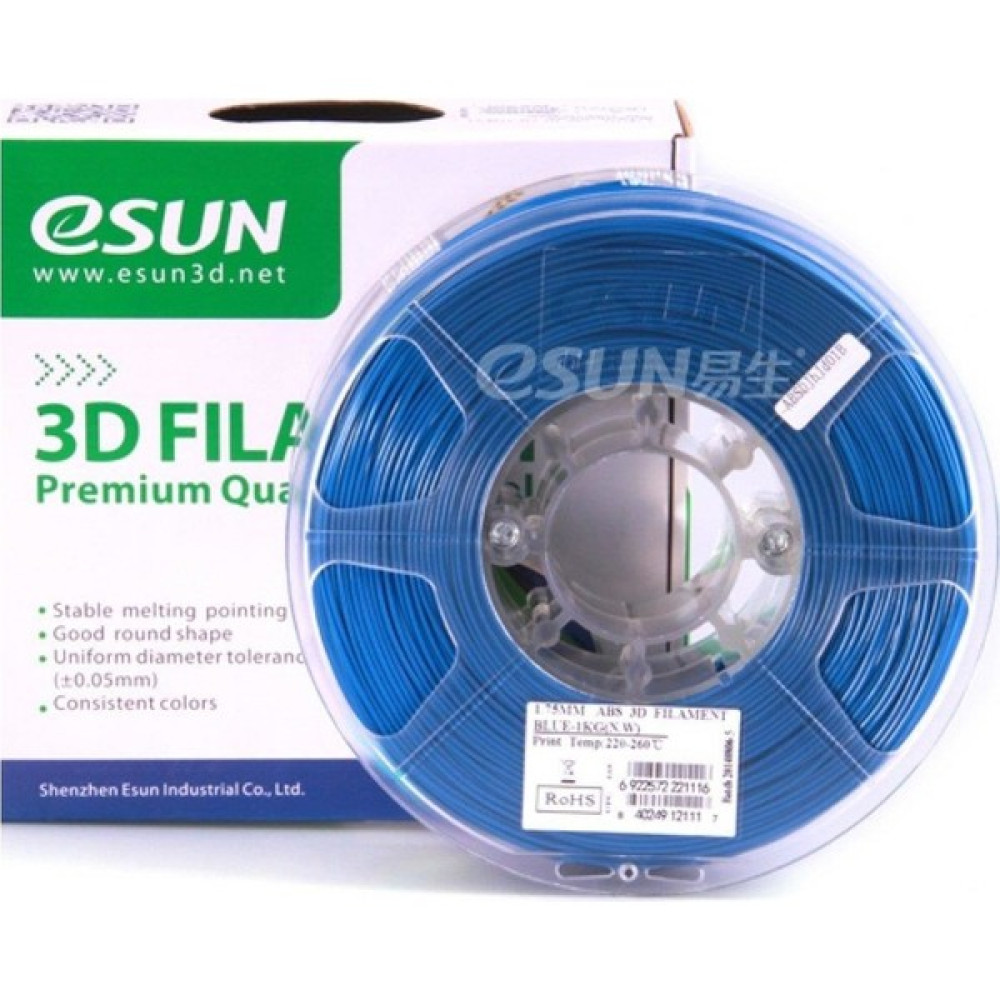 eSUN 1.75 mm Abs+ Filament - Mavi - Renkli Filament Fiyatı