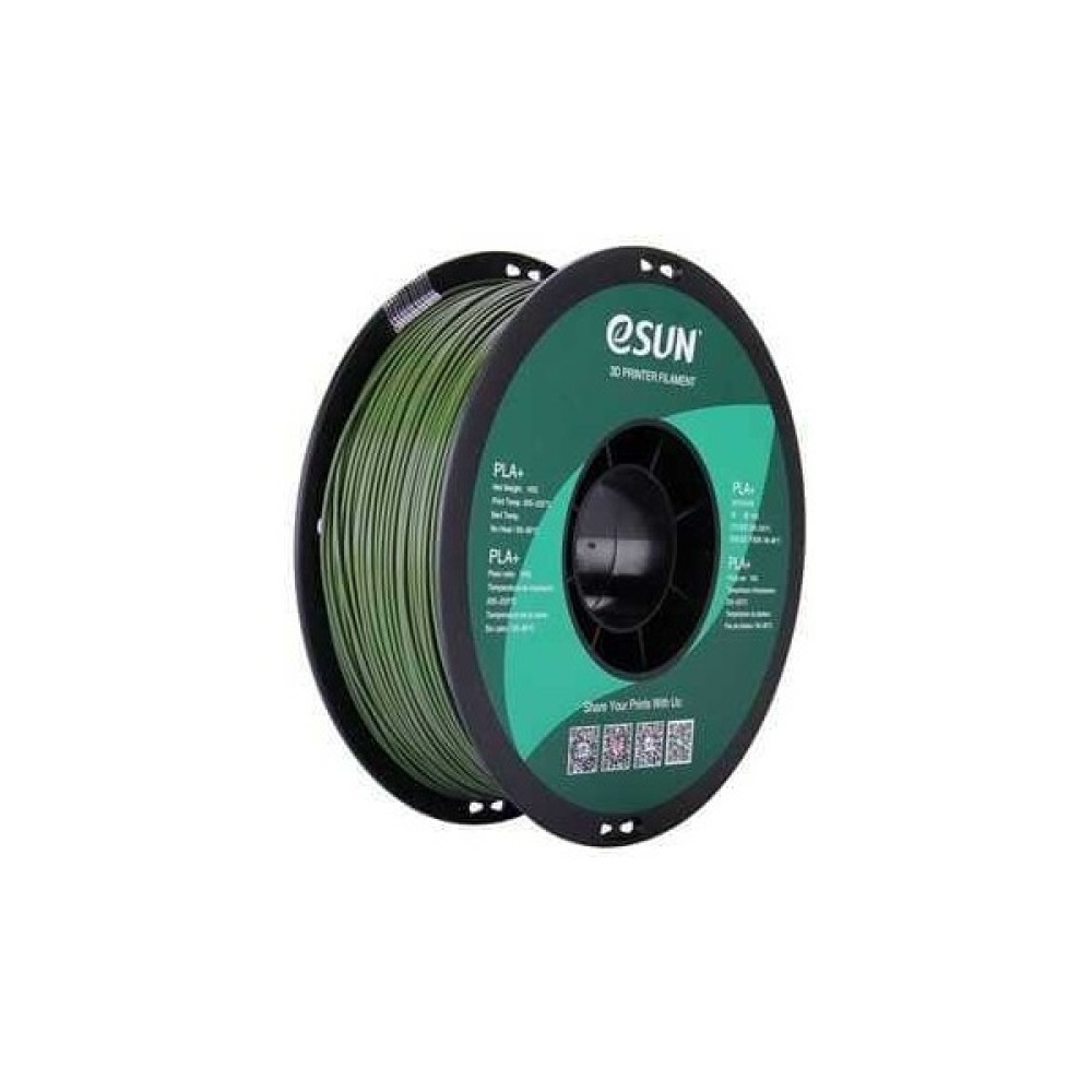 eSUN 1,75 mm PLA Plus (PLA+) Zeytin Yeşili Filament (1 KG) Filament Fiyatı