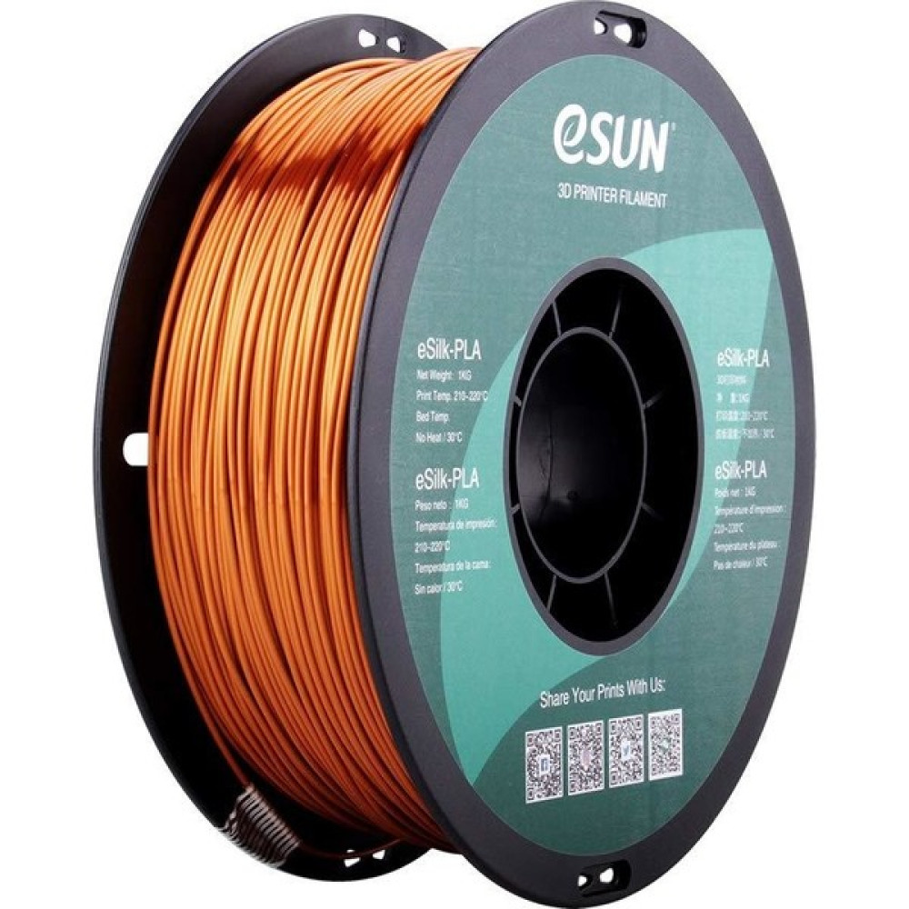 Esun Esilk 1.75MM Parlak Yüzeyli Bakır Filament - Copper - Renkli Filament Fiyatı