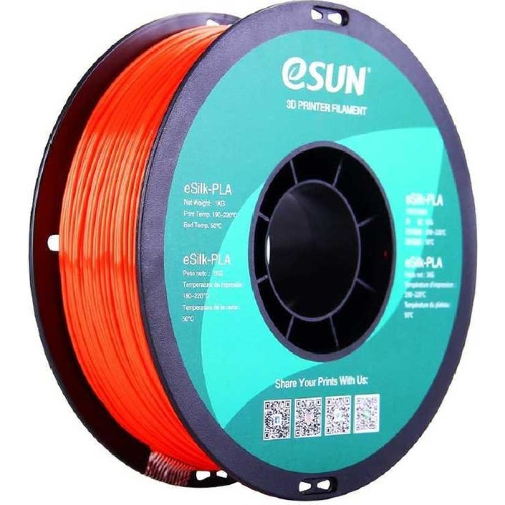 Esun Esilk 1.75MM Parlak Yüzeyli Koyu Turuncu Filament - Jacinth - Renkli Filament Fiyatı