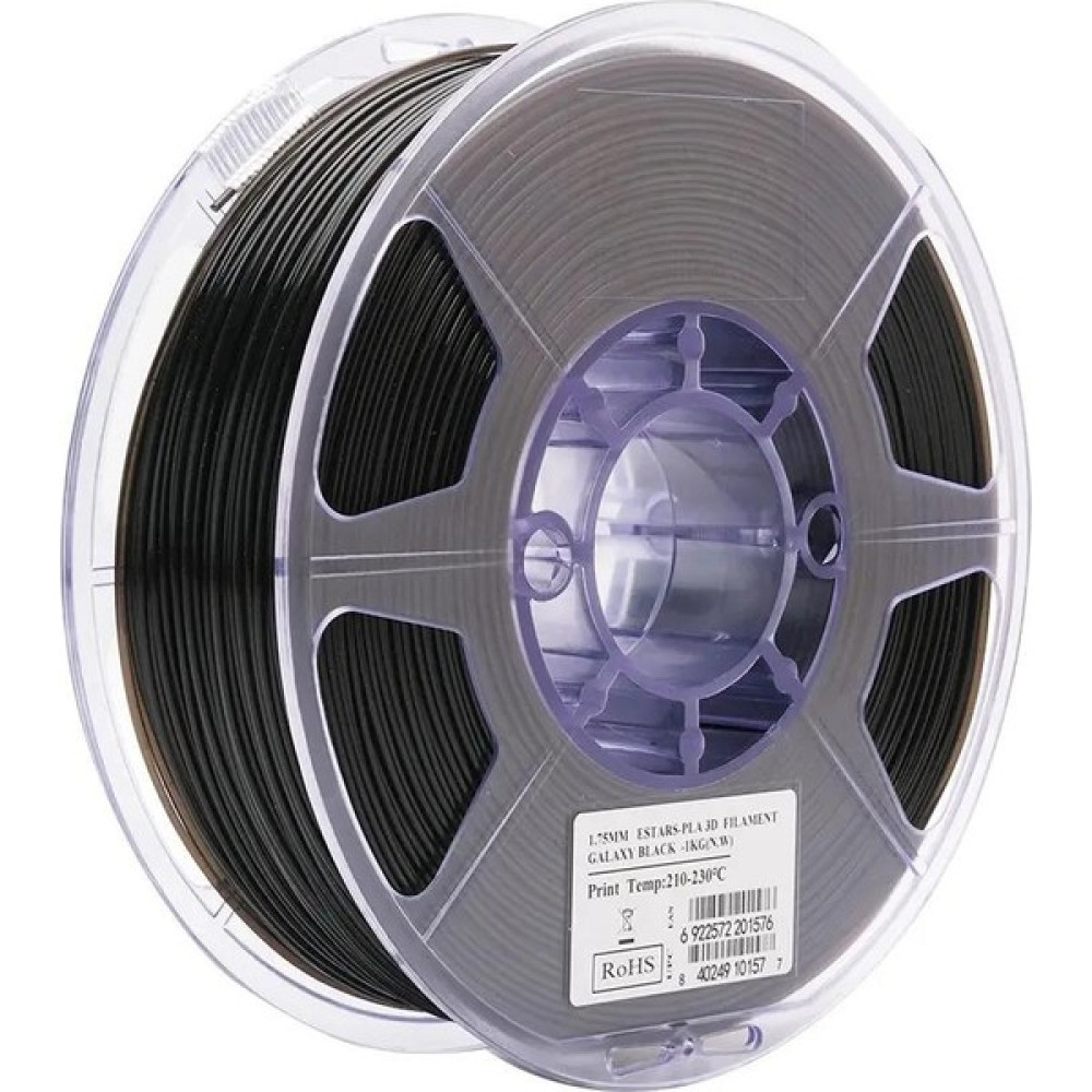 Esun Estars-Pla Filament - Galaksi Siyahı - 1 kg 1.75 mm - Siyah Filament Fiyatı