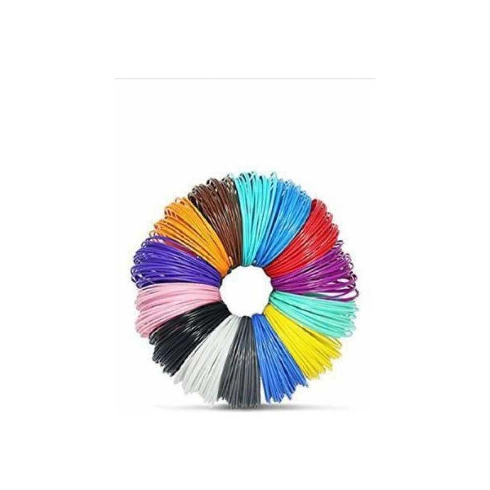 eSUN Pla Filament 6 Renk x 2 mt - Renkli Filament Fiyatı